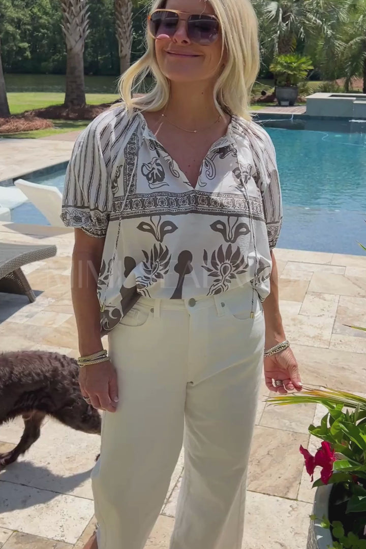 Johana Top, Sable by Cleobella