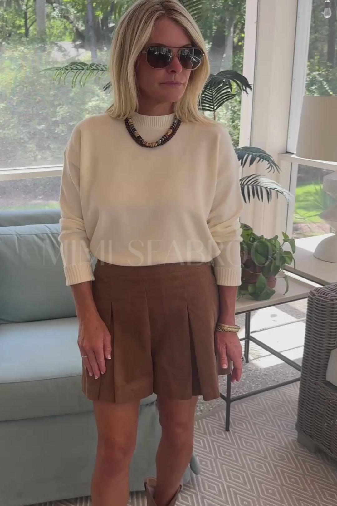 Harlee sweater, cream