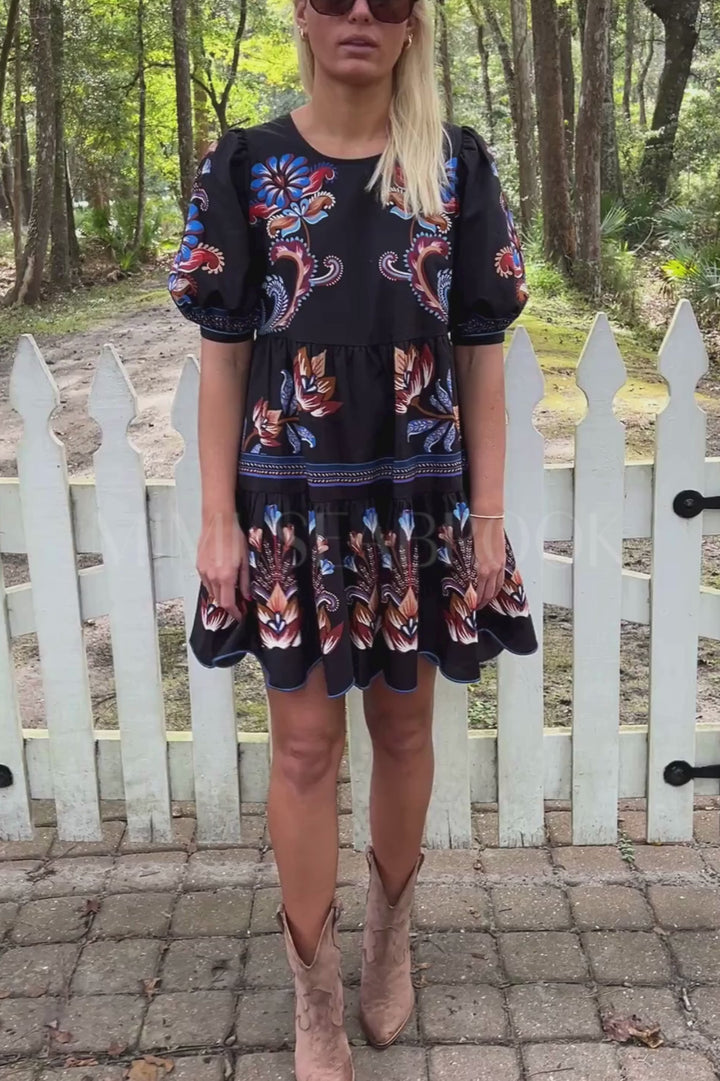 Energy Floral Mini Dress by Farm Rio