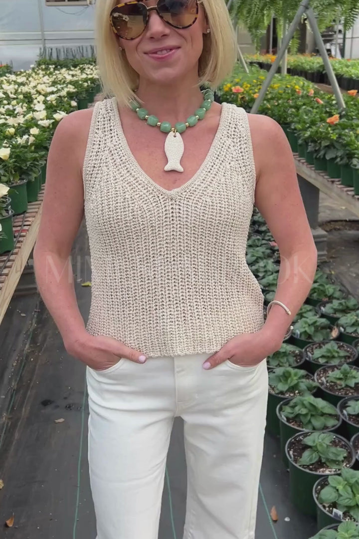 Kaydee top, natural