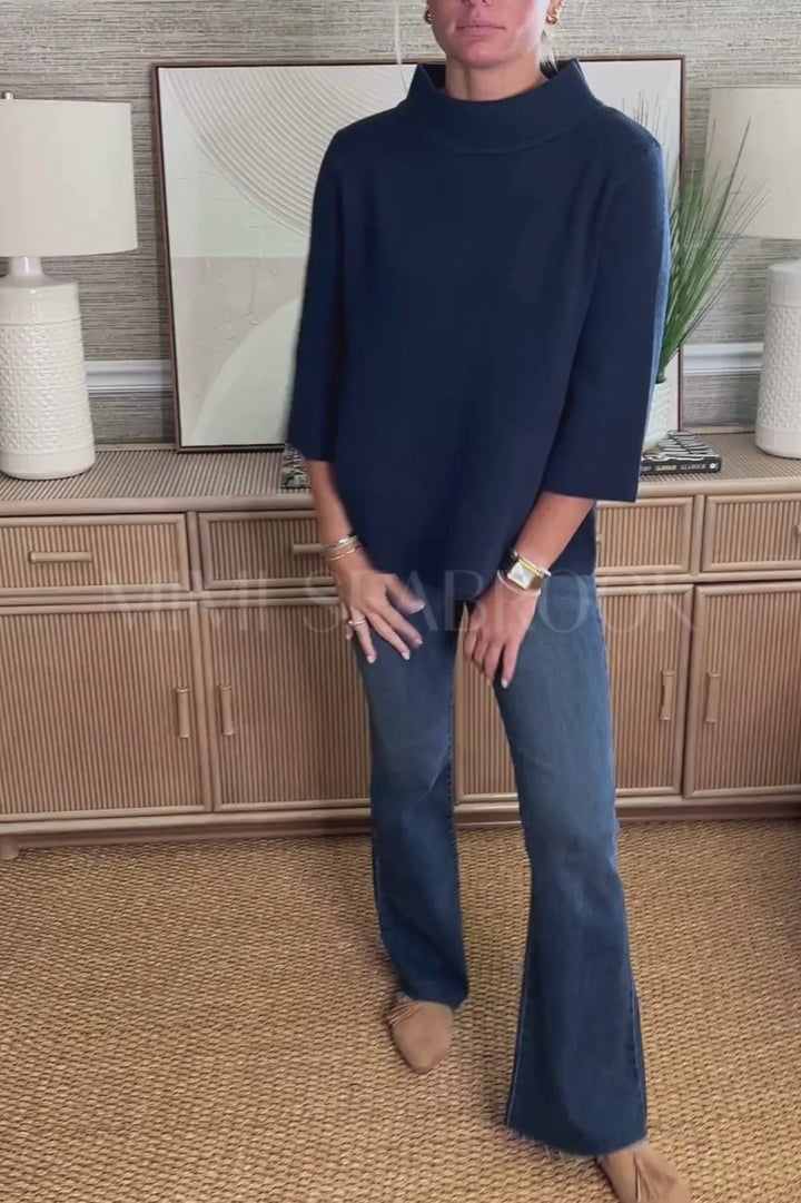 Hillcrest sweater, navy