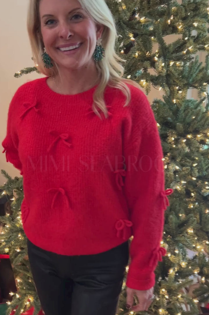 Stephanie sweater, red