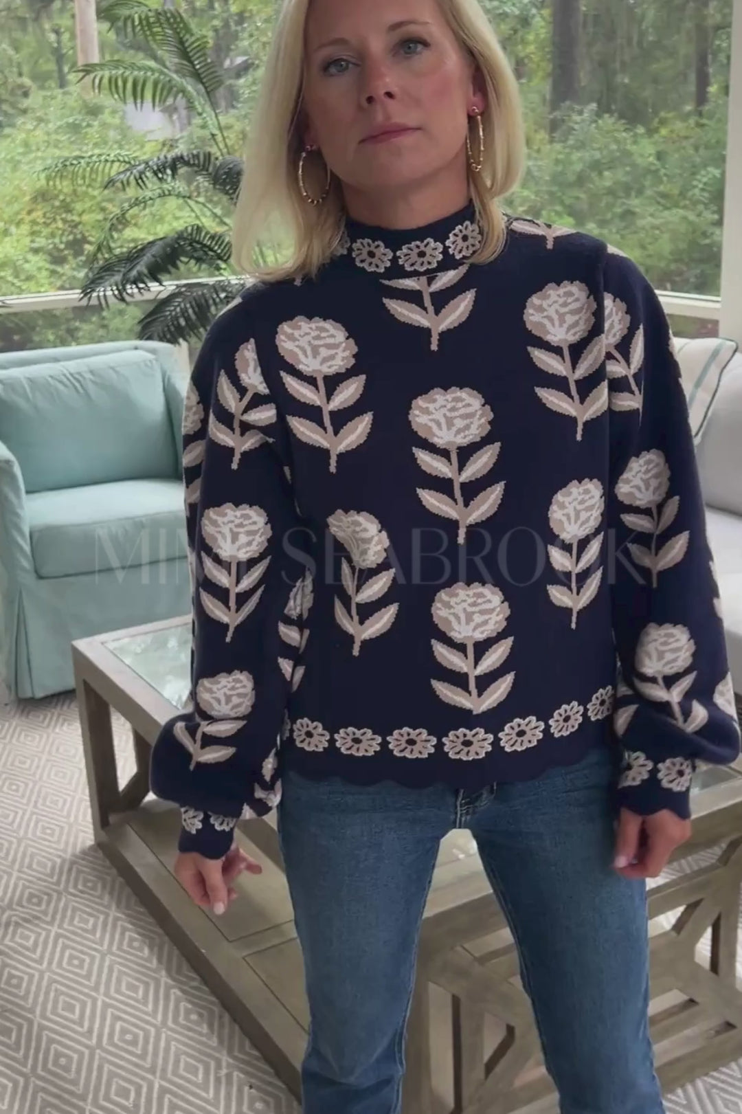 Gaster sweater, navy