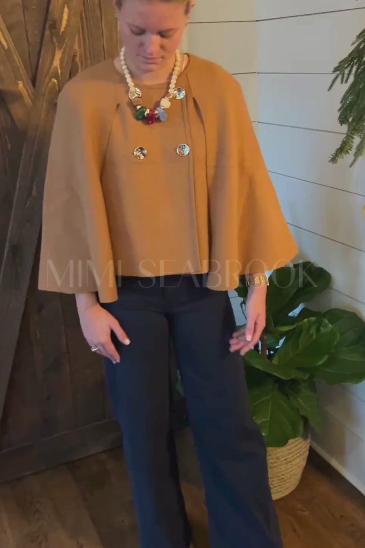 Haydon poncho top sweater