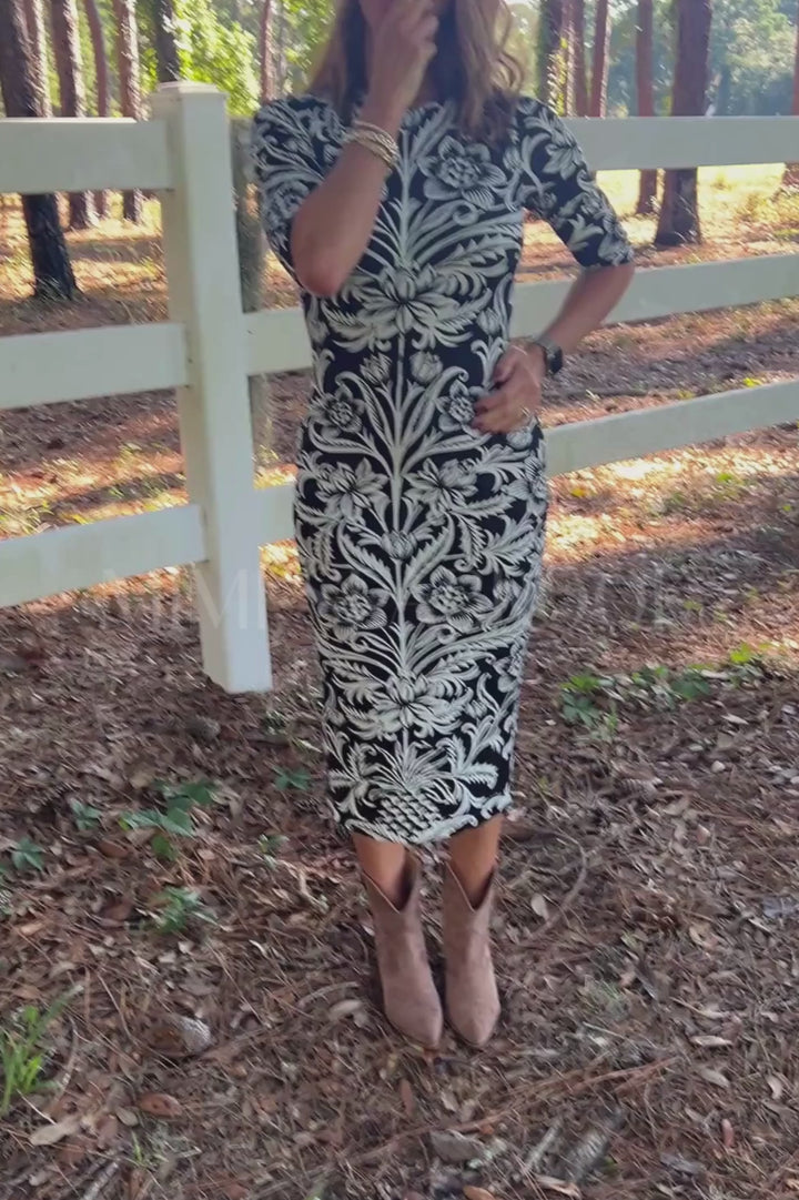 Lisbon Midi Dress by Farm Rio