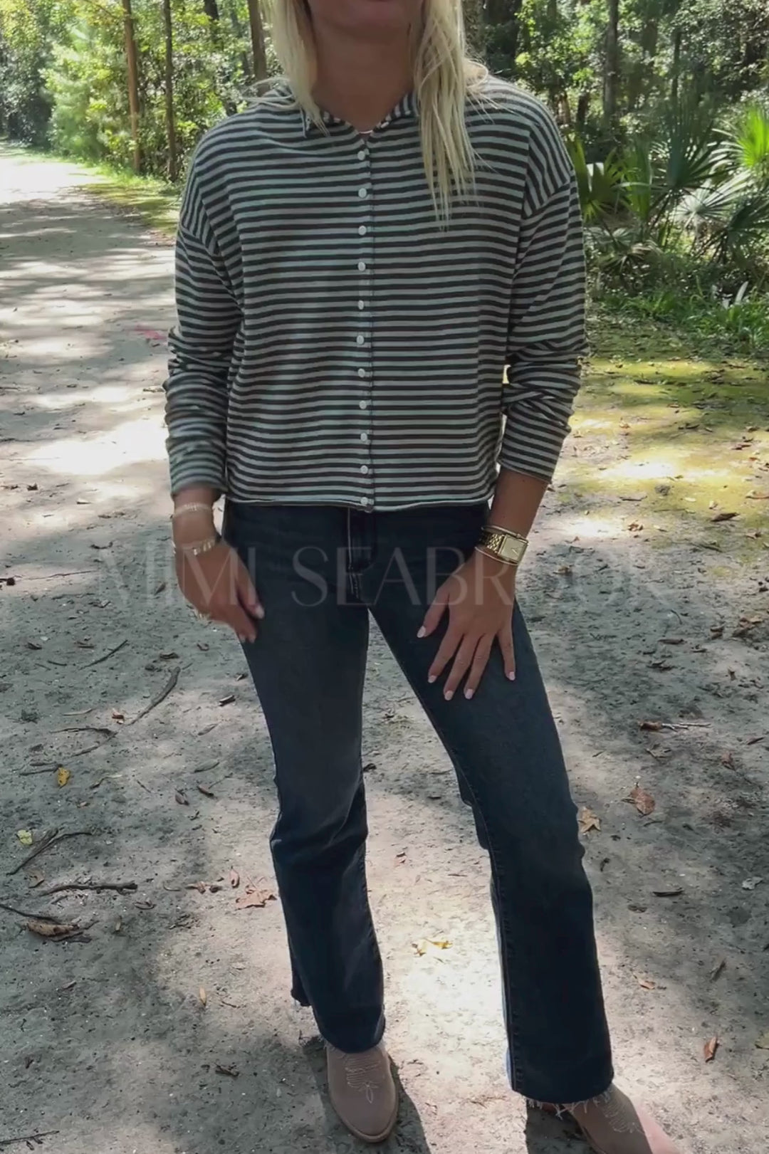 Winnie sweater, blue/brown