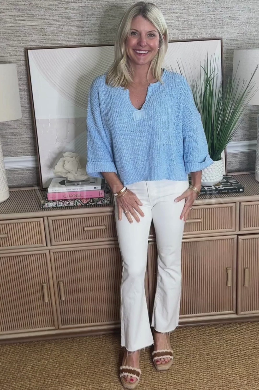 Deane sweater, blue