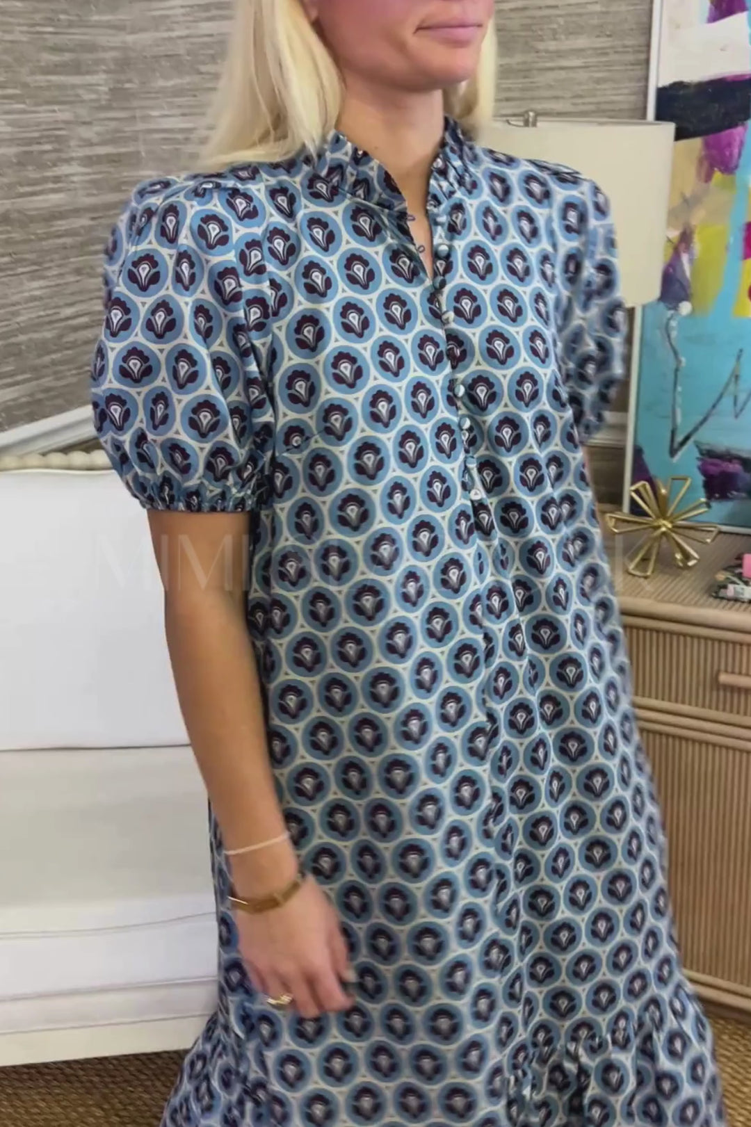 Leigh Anne dress, blue