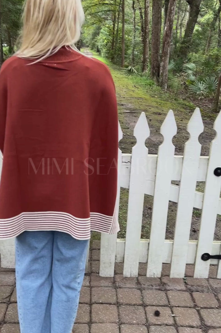 Andrea sweater, rust