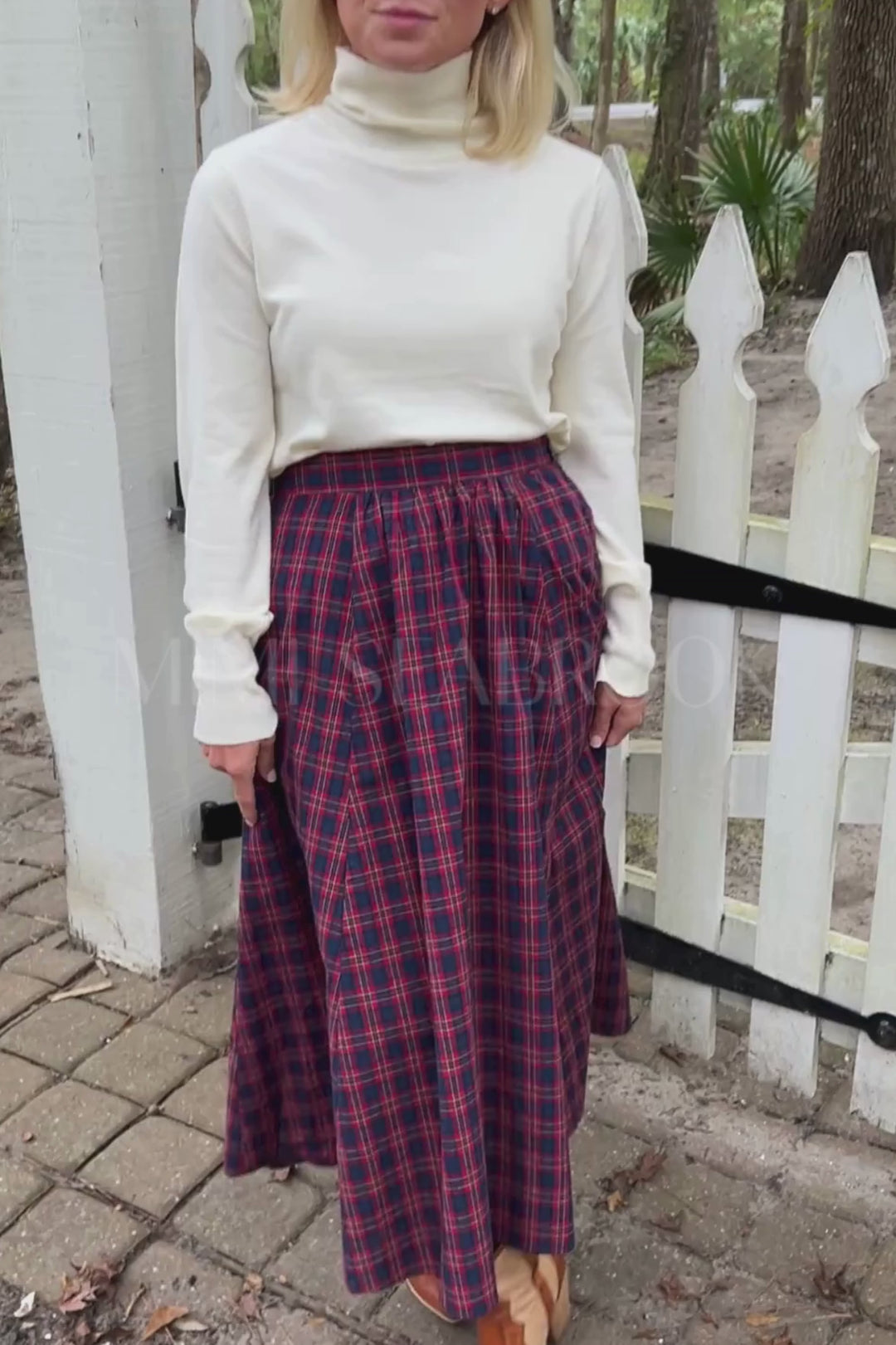 Iverson skirt, red