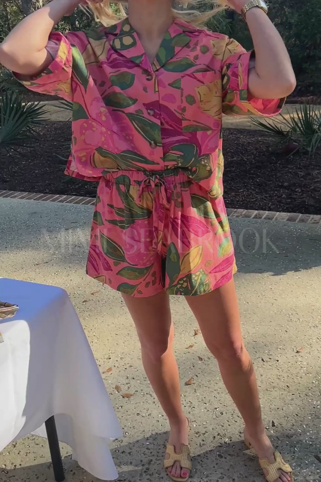 Padgett top & shorts set