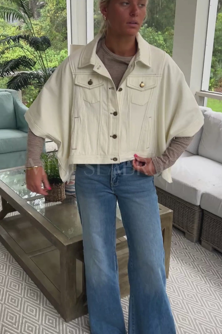 Tessa jacket, ecru