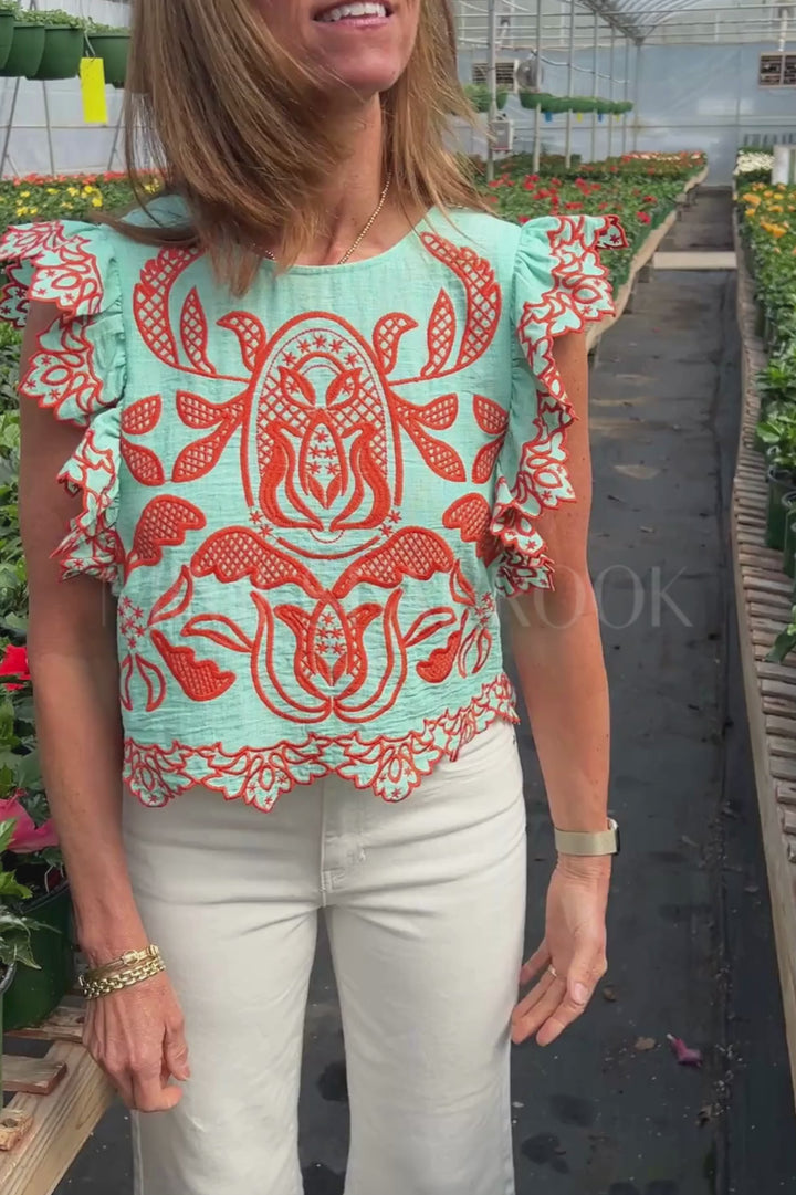 Dutton top, mint