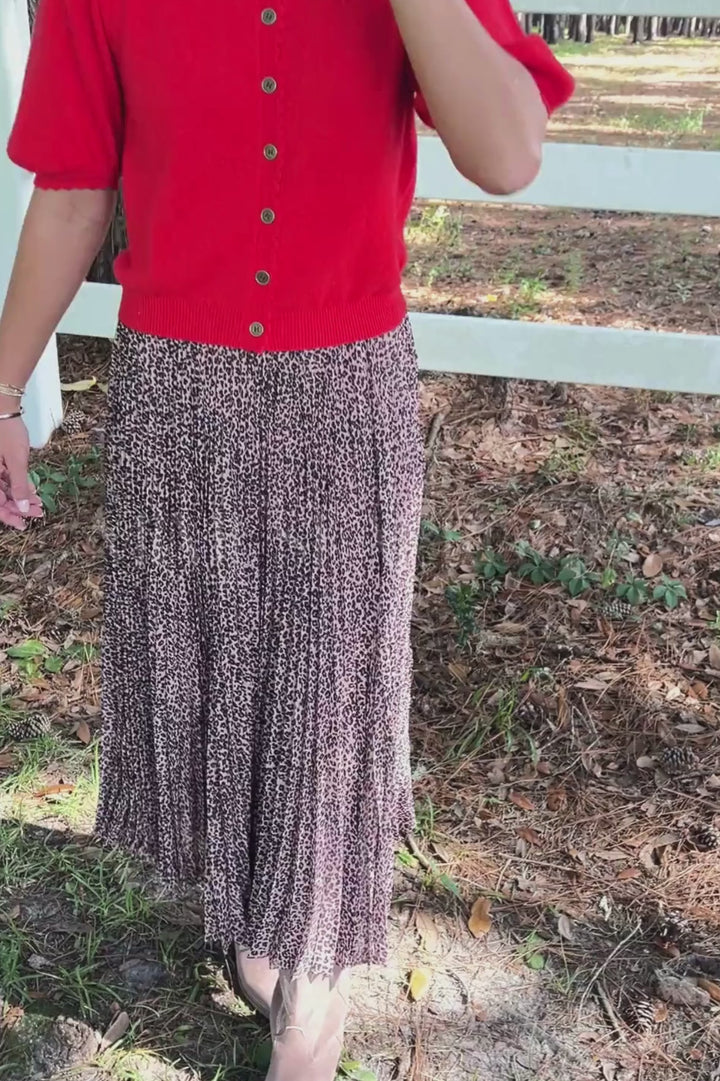 Baby Leopard Maxi Skirt by Farm Rio