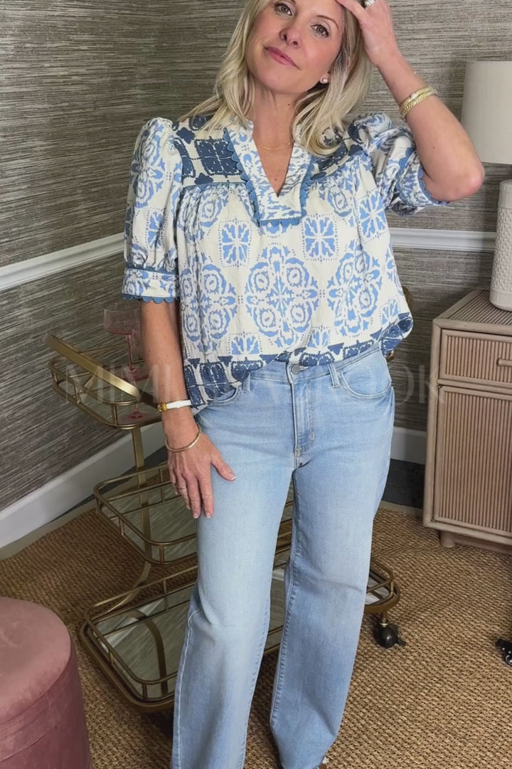Anderson top, blue