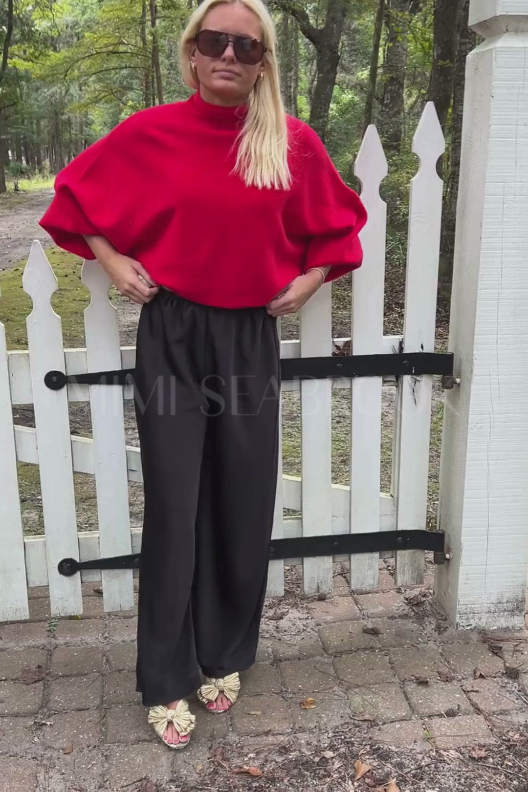Hyde sweater, red