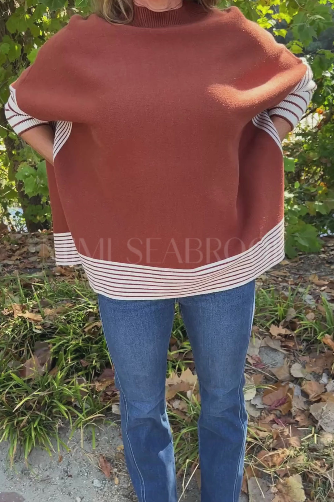 Andrea sweater, rust