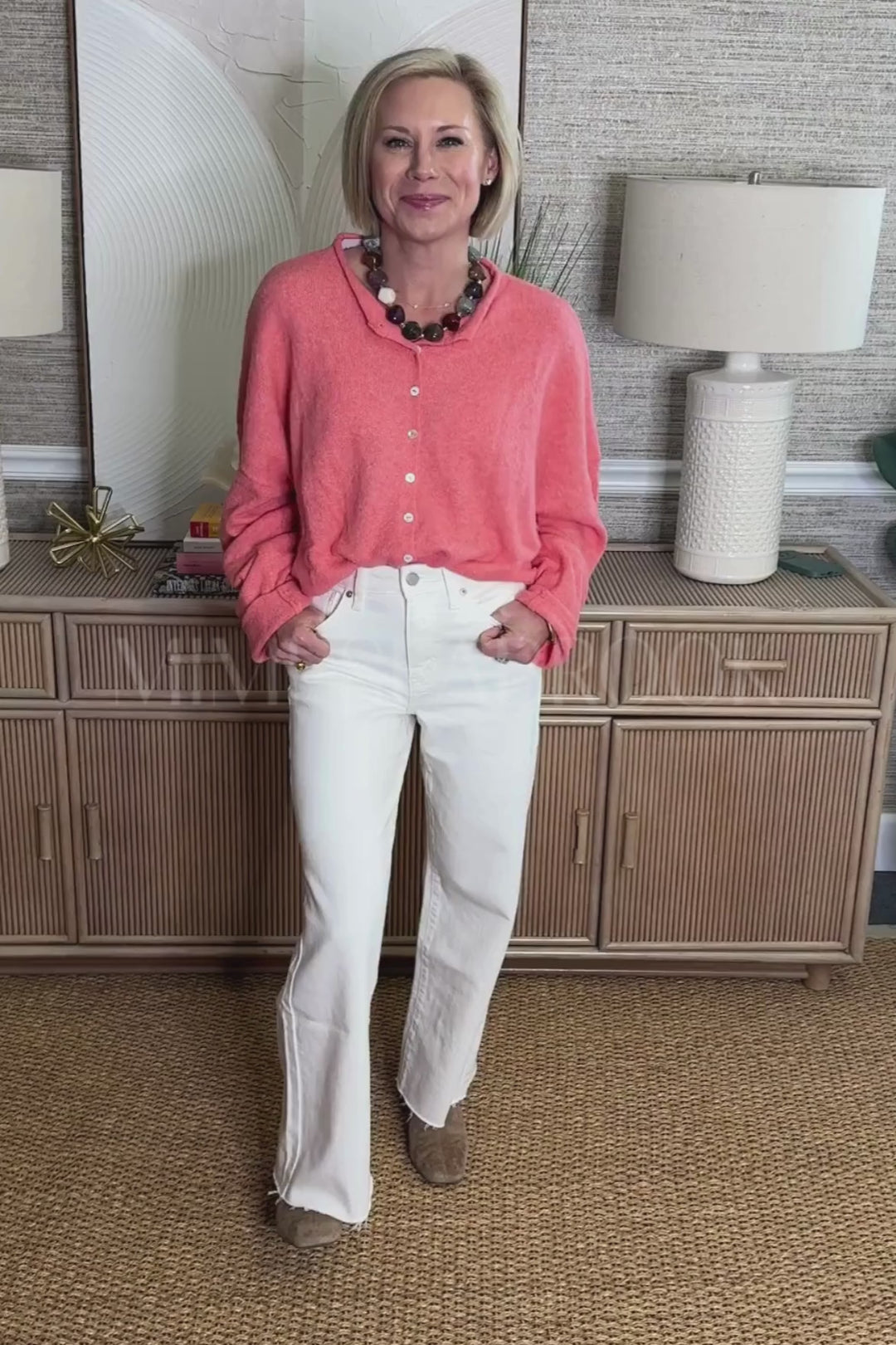 Krissee sweater, peach