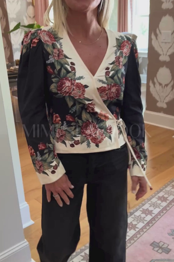 Winter Floral Blouse by Farm Rio