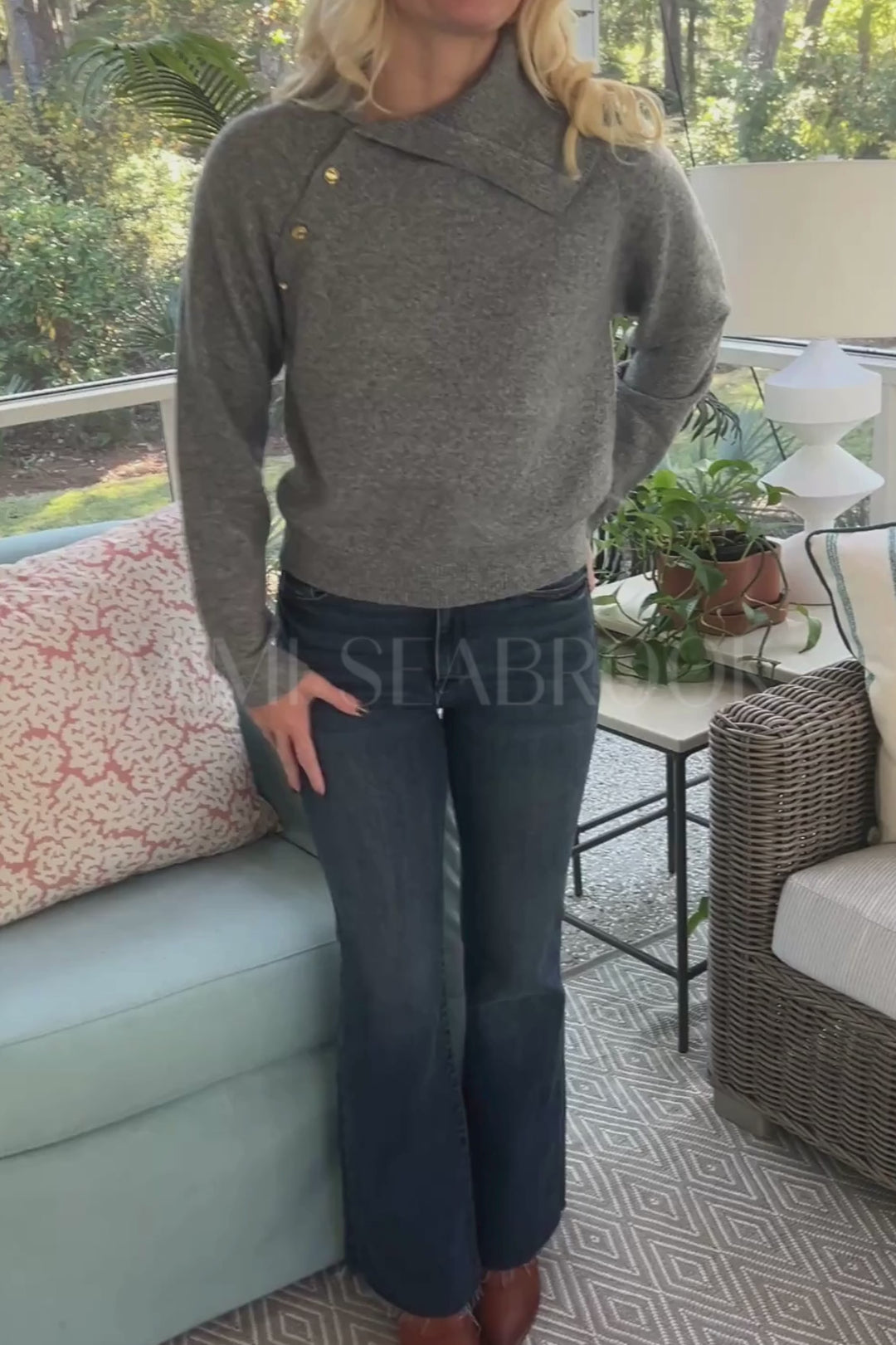 Austyn sweater, heather grey