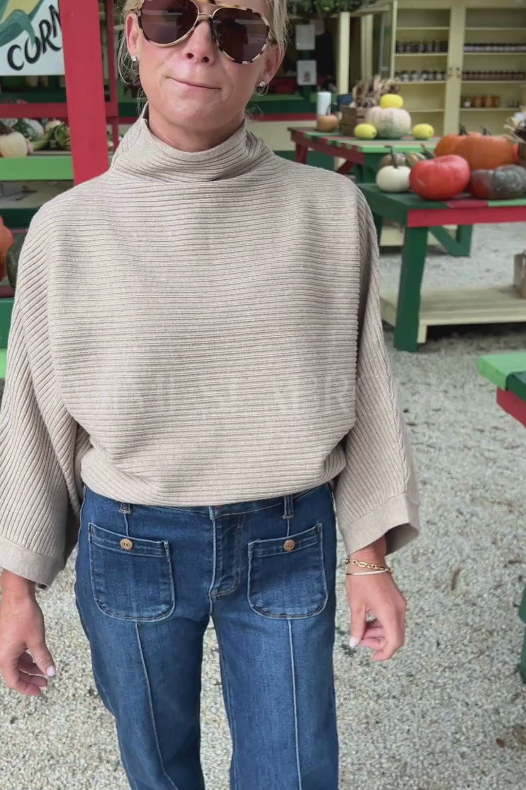 Florence sweater, taupe