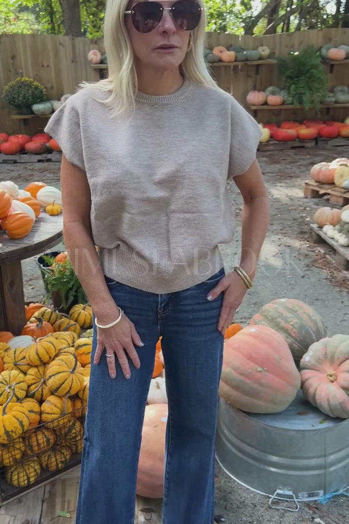 Gaillard sweater, tan