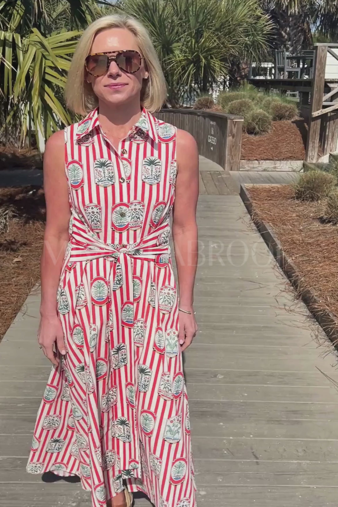 Mary Ellen dress, red