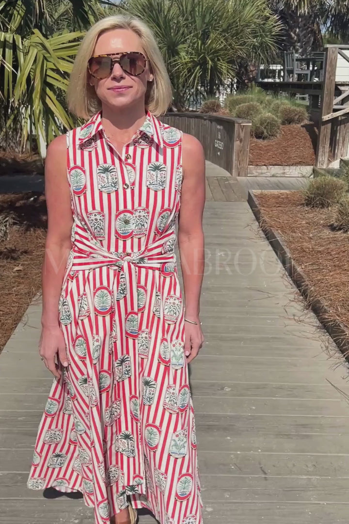 Mary Ellen dress, red