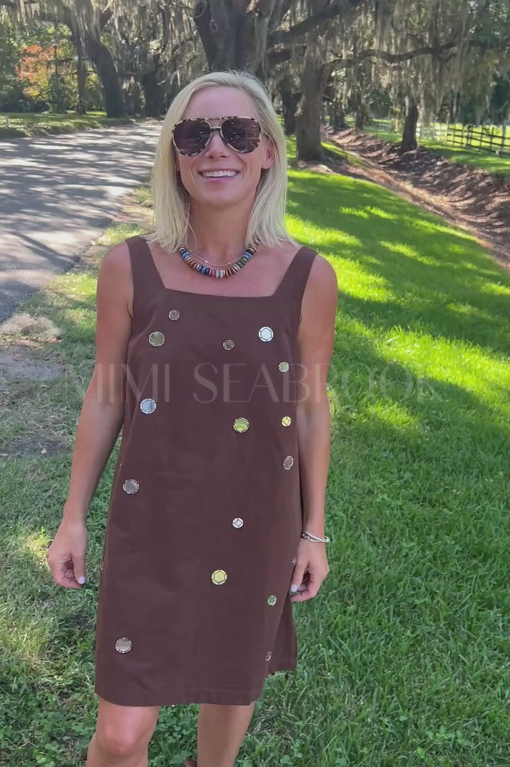 Pearson dress, chocolate