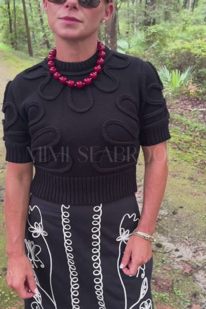 Tammy Sweater, Black by Cleobella