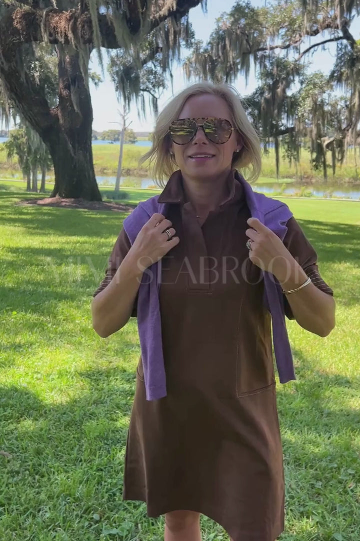 Coraline dress, brown