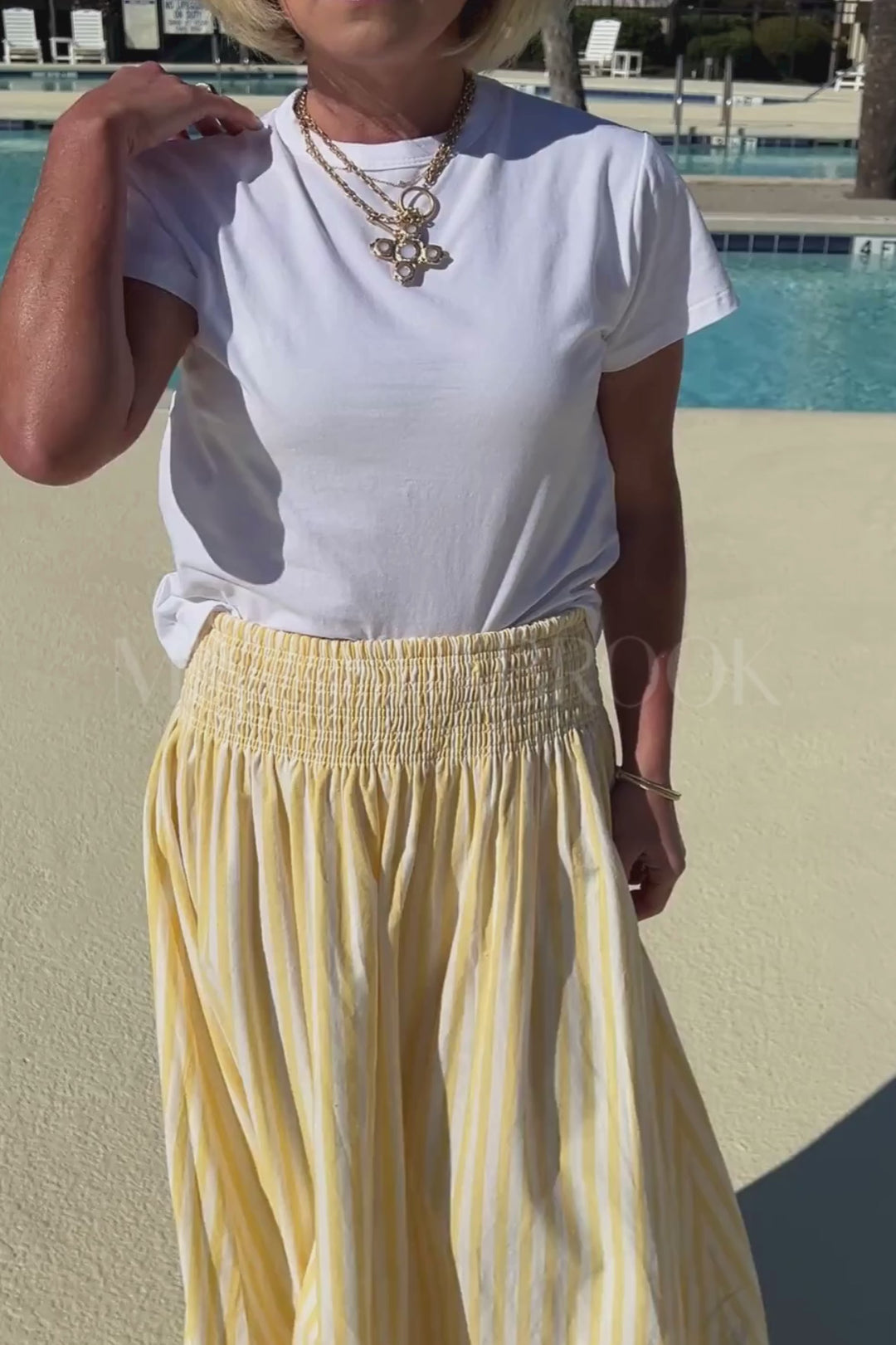 Campbell skirt, yellow