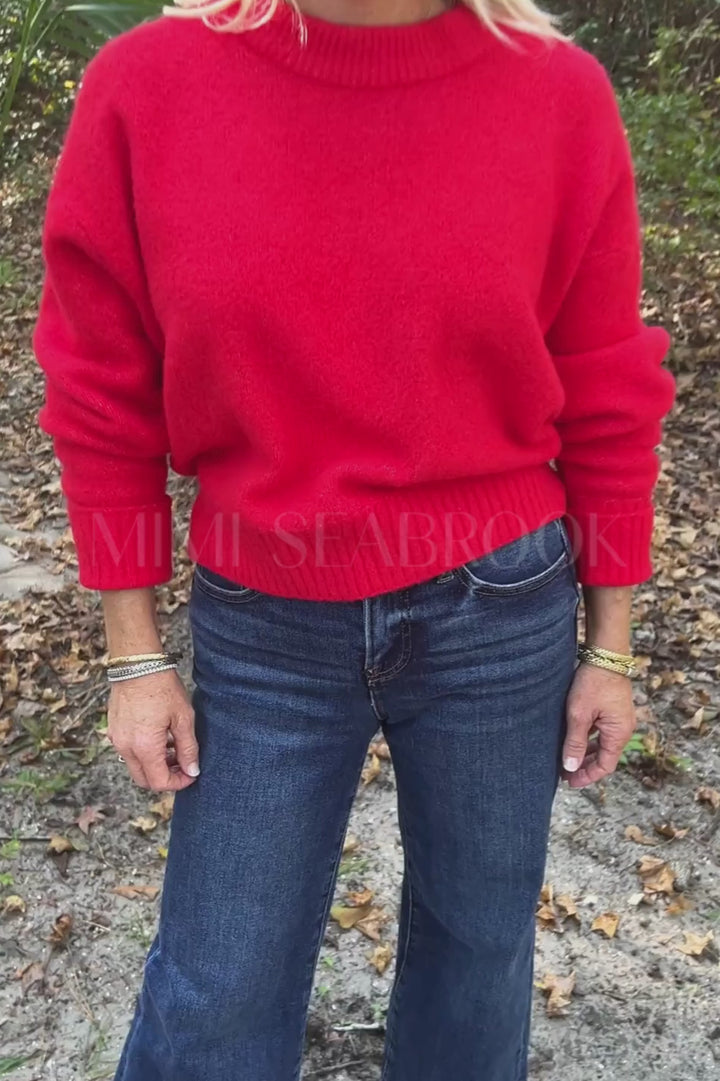 Darla sweater, red