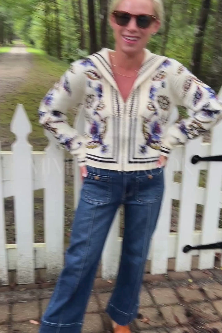 Golden Nature Knit Cardigan by Farm Rio