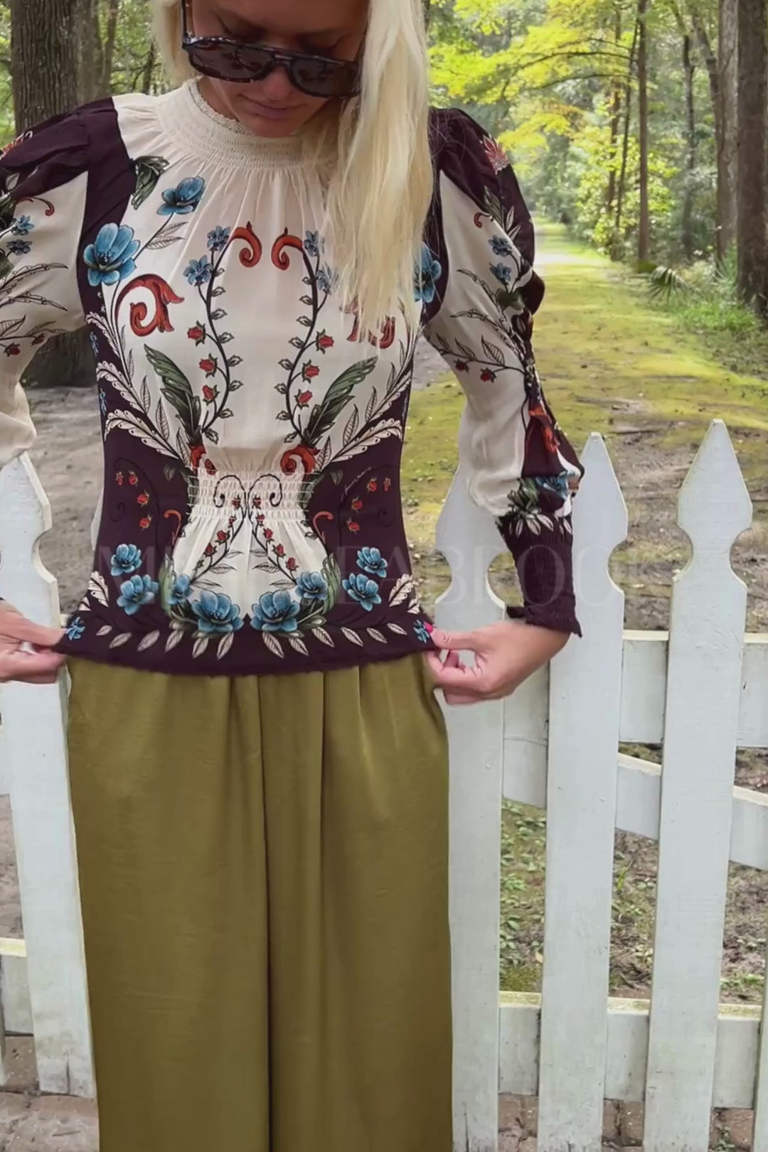 Millena Winter Blouse by Farm Rio