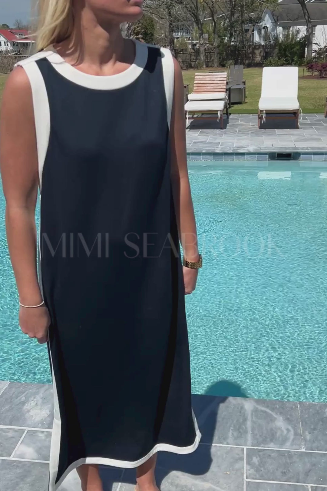 Gerrie dress, navy