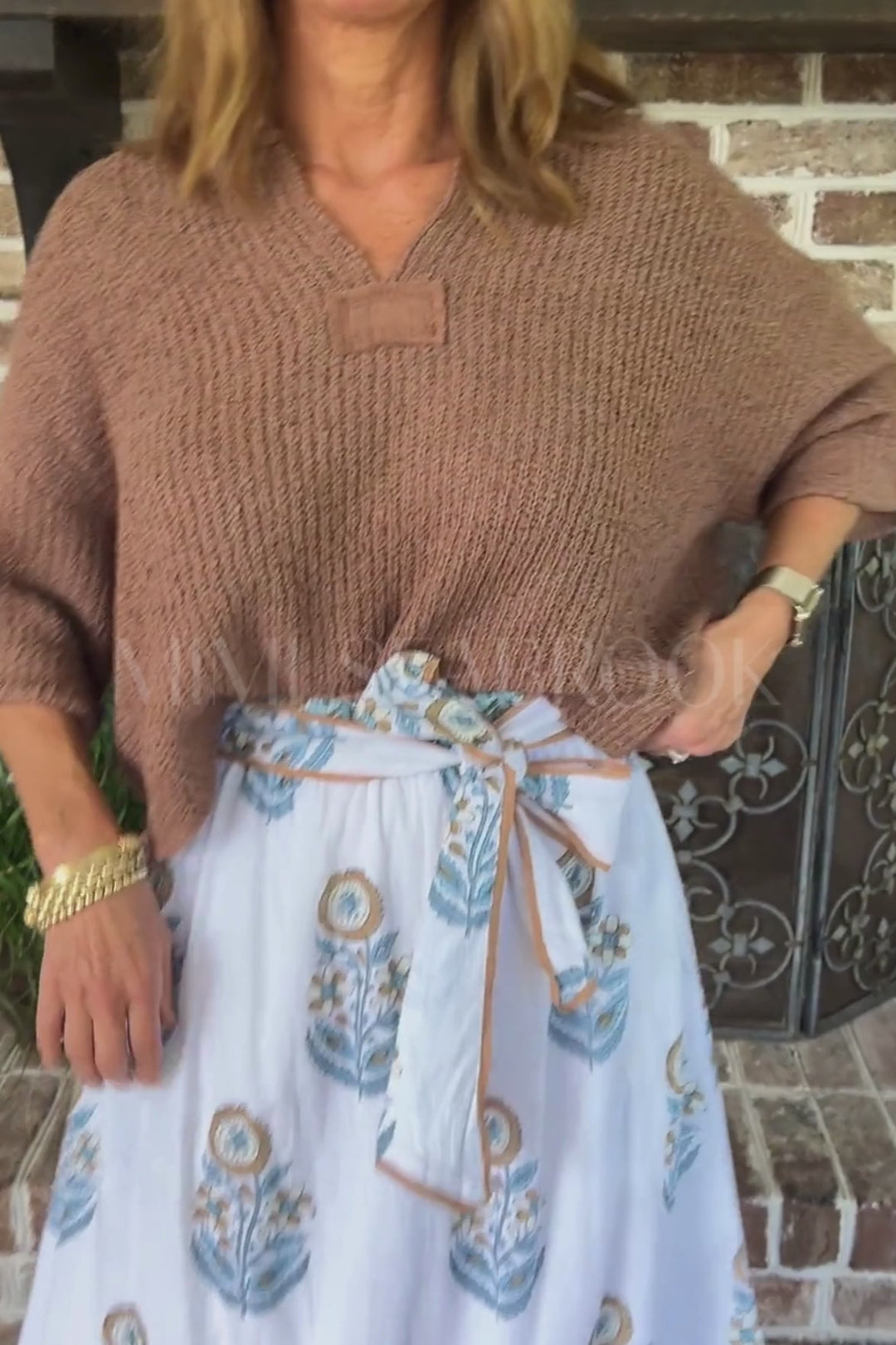 Jemma sweater, cocoa