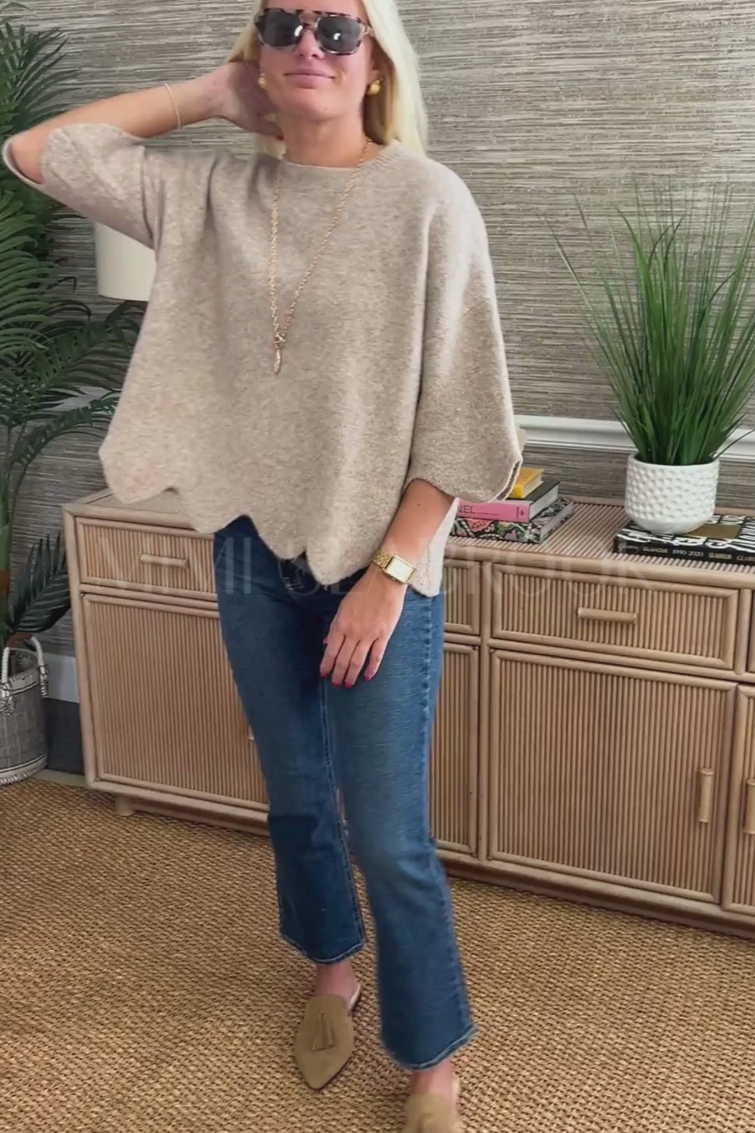 Keily sweater, taupe