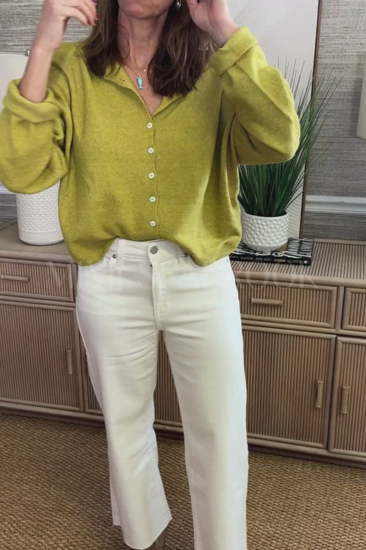 Krissee sweater, dijon yellow