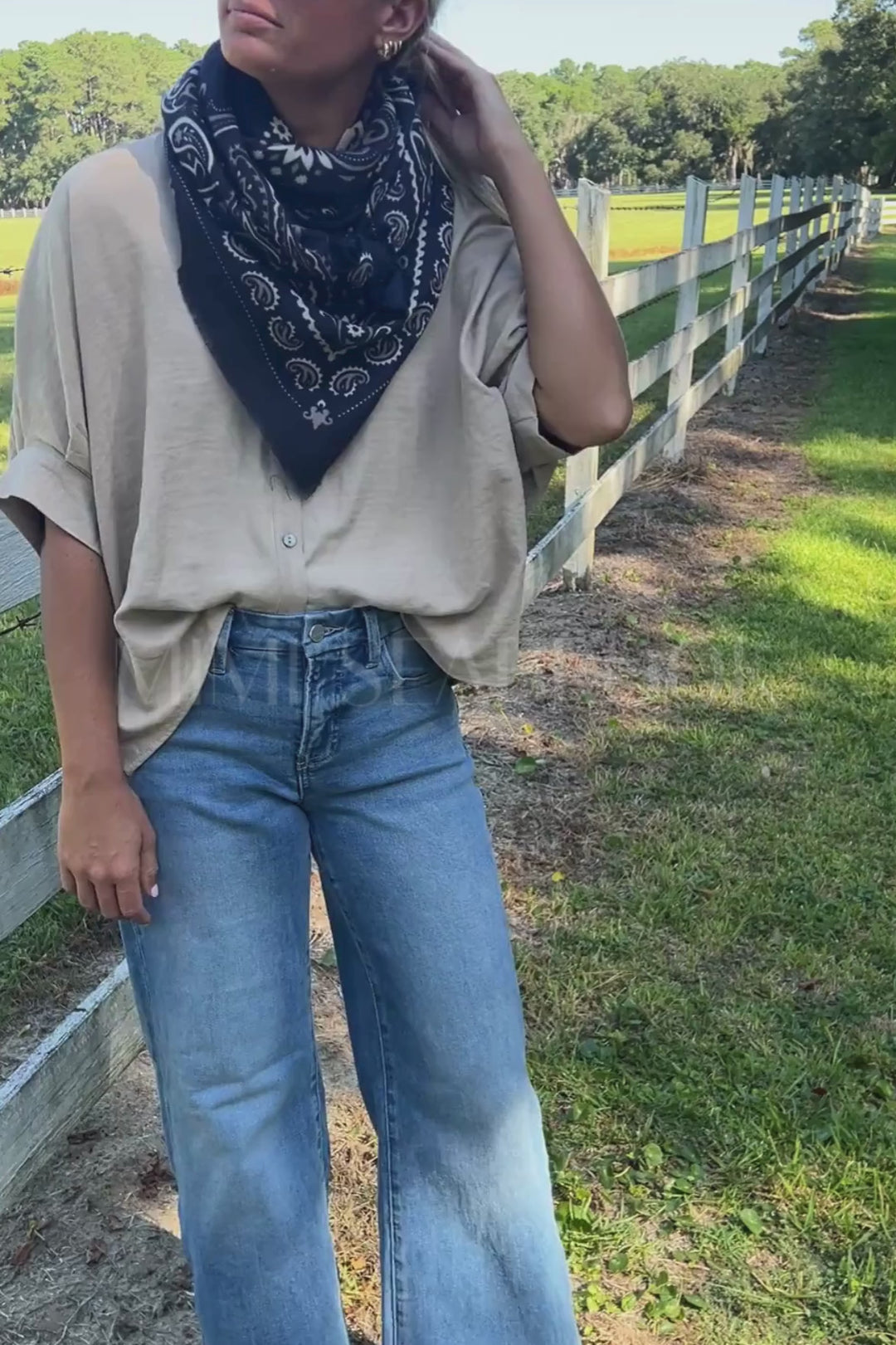 Ashbourne top, khaki