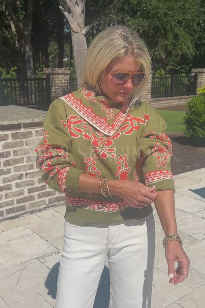 Stansell sweater, olive