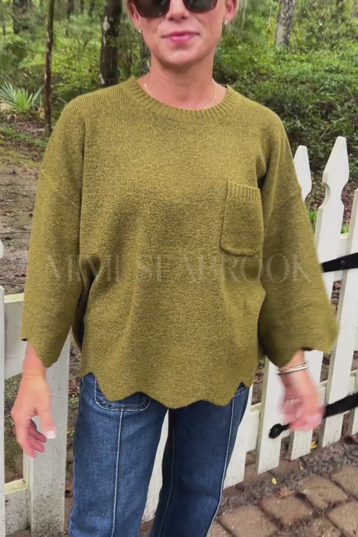 Alicia sweater, olive