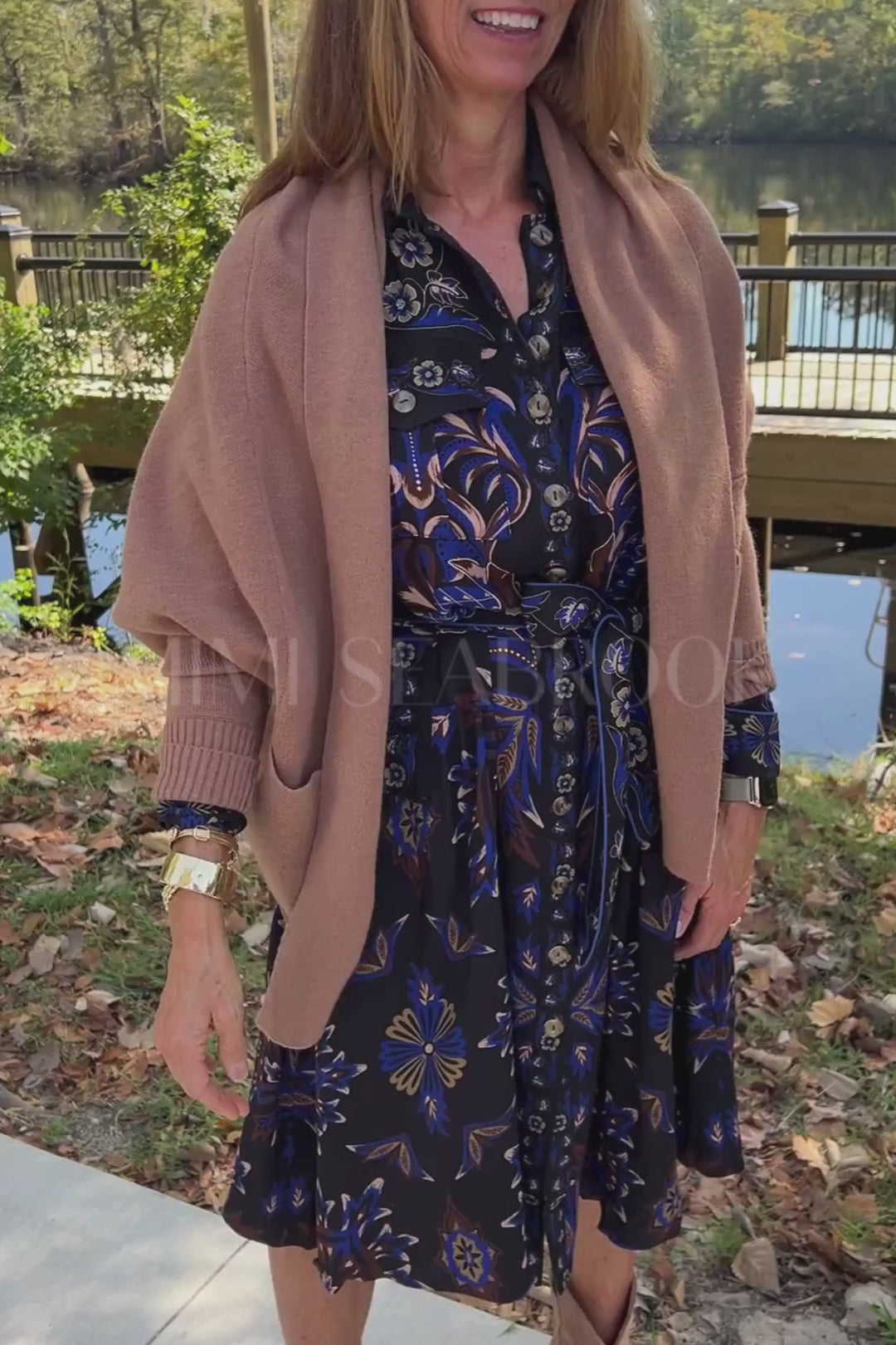 Carlton sweater, latte