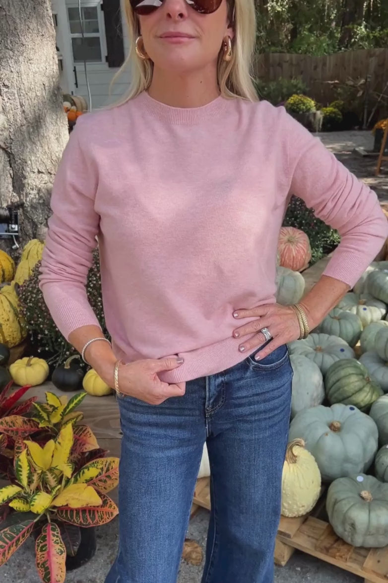 Davidson sweater, pink