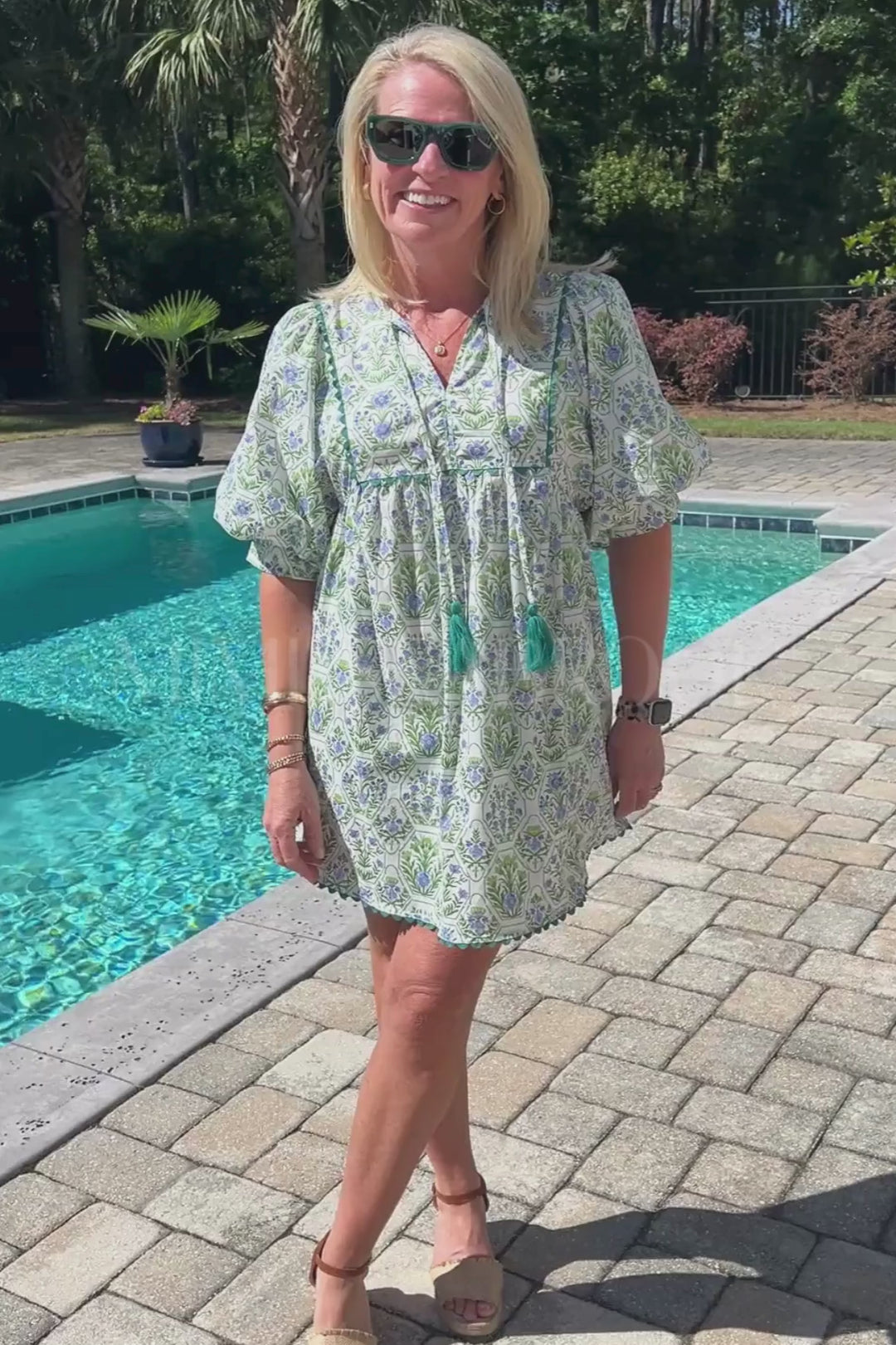 Kitowitz dress, green
