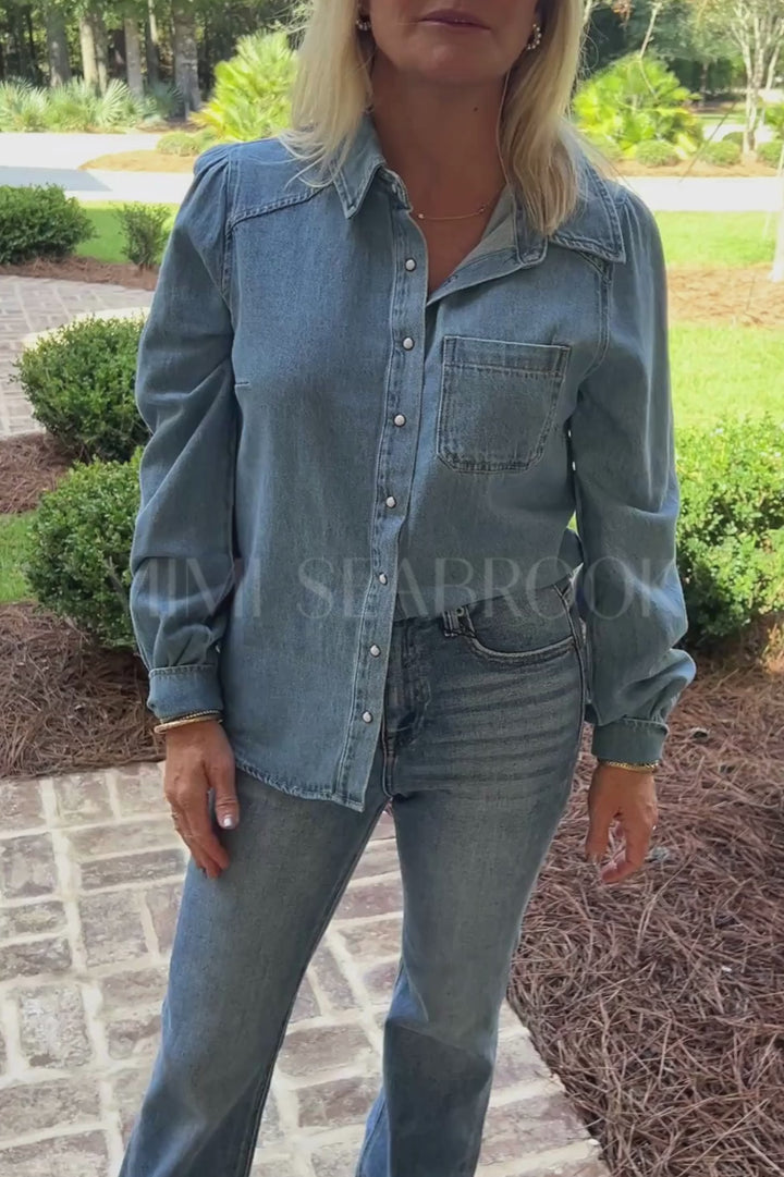 Hartline denim shirt