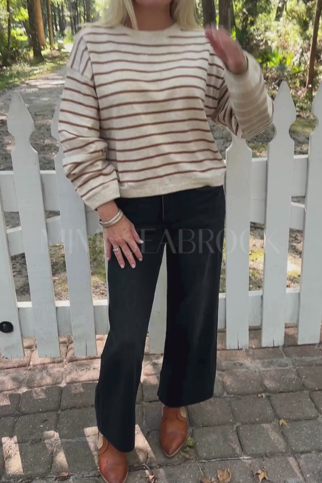 Ginny sweater, oatmeal/camel