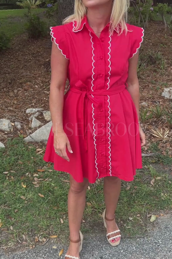 Harrelson dress, red