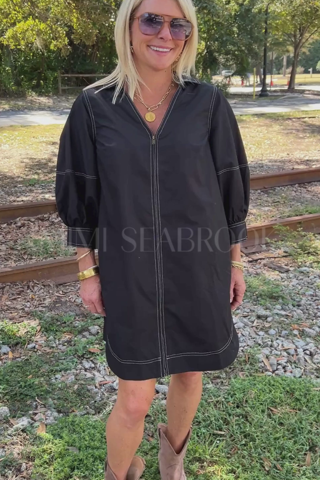 Ashleigh dress, black