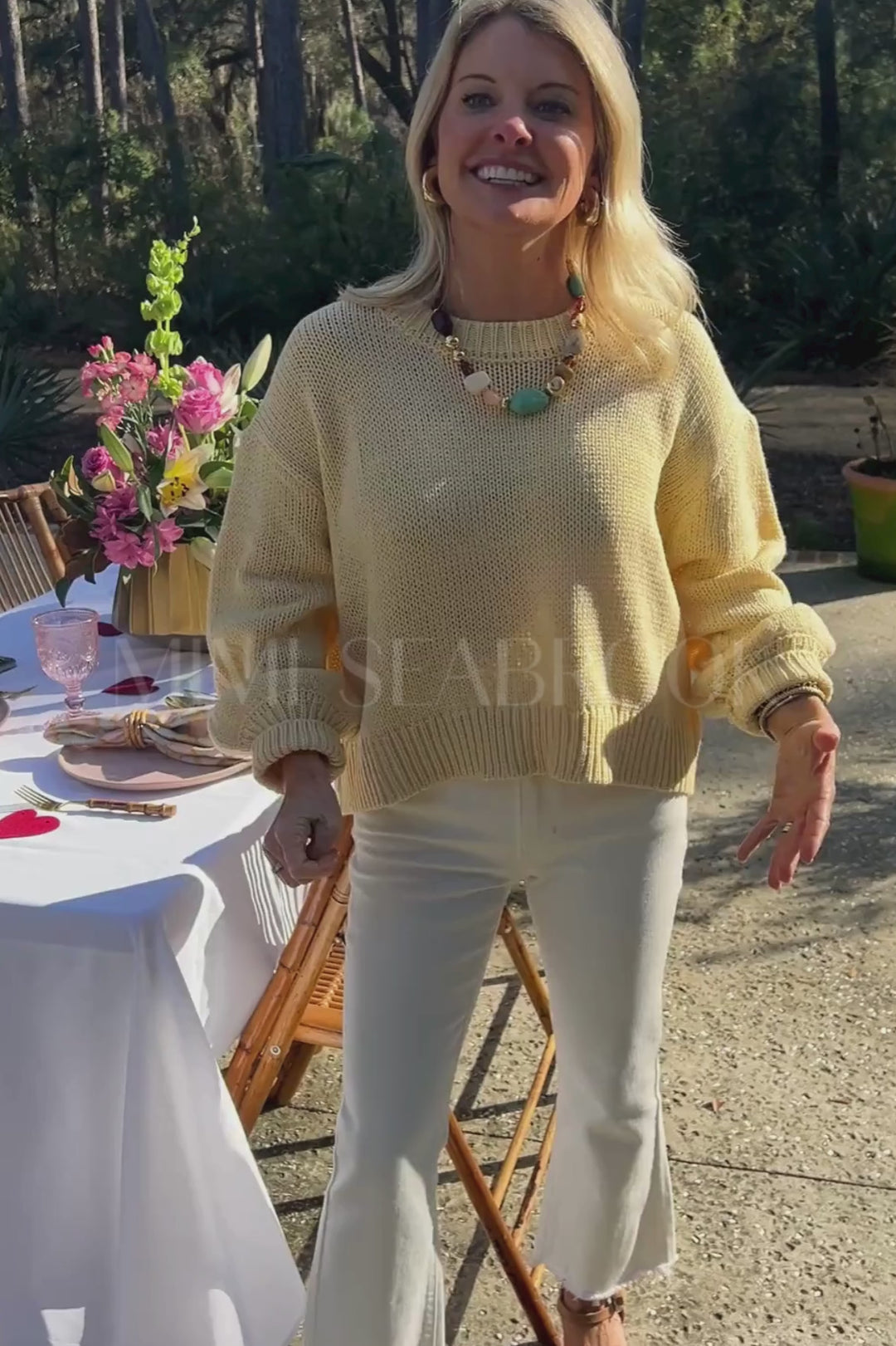 Winston sweater, yellow